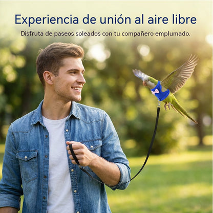 🐦🐦‍⬛Arnés y correa de vuelo para loros