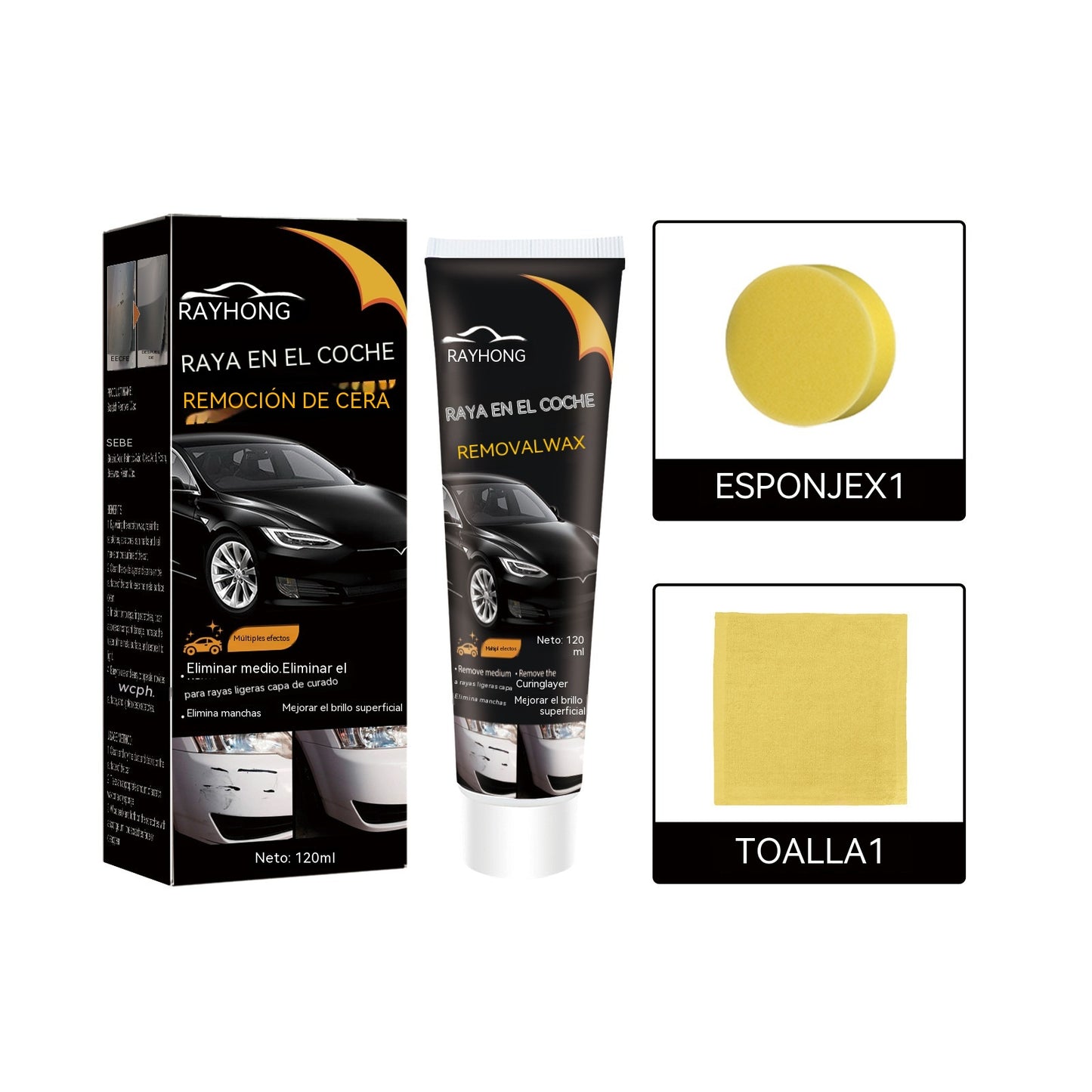 2 piezas 26€🚗🚗Cera para arañazos de coche: un producto de reparación fabuloso.