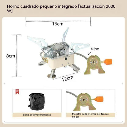 👍👍Mini hornillo de gas portátil para exteriores. Hornillo portátil para camping.