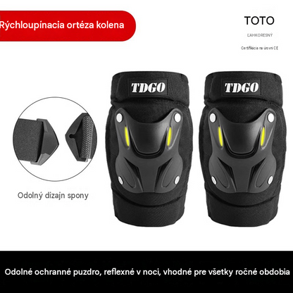 Fluorescenčné ochranné chrániče kolien pre všetky ročné obdobia