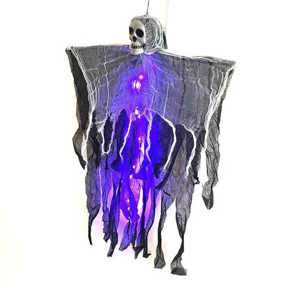 🎃🎃Fantasma colgante de Halloween con luces LED