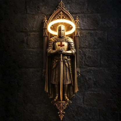 🛡️ Zidna lampa za viteza srednjovjekovnog dvorca, ugodna zidna lampa s toplim svjetlom⚔️✨