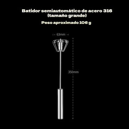2 položky za 24 eur🎁Kúpte 1, 1 dostanete zadarmo🎁Poloautomatické a manuálne šľahače vajec z nehrdzavejúcej ocele