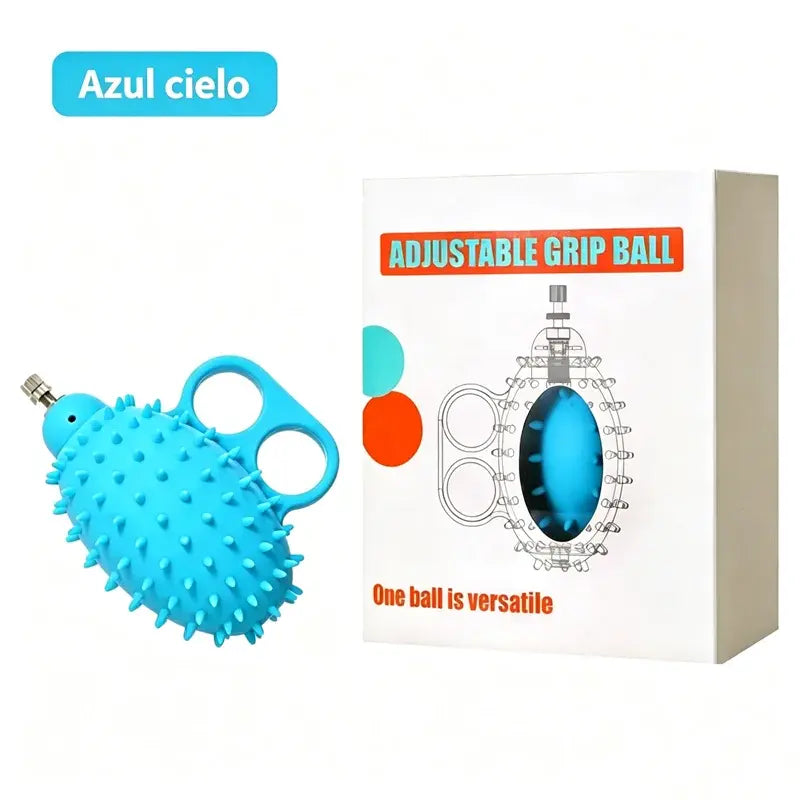 Pelota ortopédica para la recuperación de dedos y manos, con anillos de fijación, dispositivo de entrenamiento de fuerza y movilidad para personas mayores o con secuelas de un derrame cerebral.