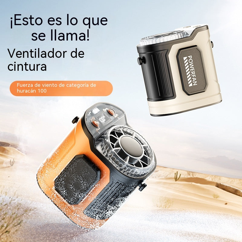 🔥¡Oferta especial! 🔥 Ventilador personal con pantalla LED manos libres