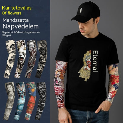 10 darabos szett - A nyár legkelendőbb tetoválóhüvelyei. Realisztikus és varrás nélküli.
