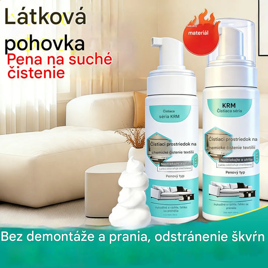 🔥Kúpte 1 a druhý získate zadarmo🔥2 kusy za 23 eur-Tento vysokoúčinný čistič pohoviek má silné schopnosti odstraňovať škvrny, nevyžaduje vodu a je vhodný na chemické čistenie tkanín.