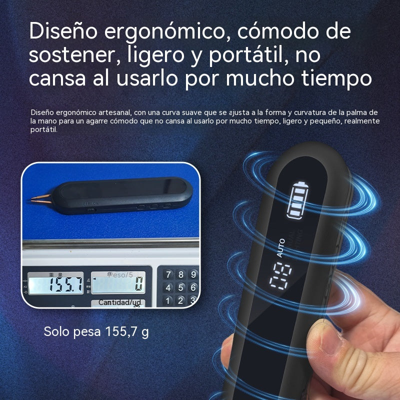 👍👍Esta soldadora por puntos portátil de mano cuenta con un ajuste preciso de varios niveles y es adecuada para uso doméstico (incluso en acero inoxidable)