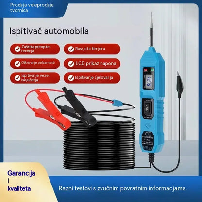 Višenamjenska automobilska ispitna olovka s LCD zaslonom, tester strujnog kruga 3,5-36 V.