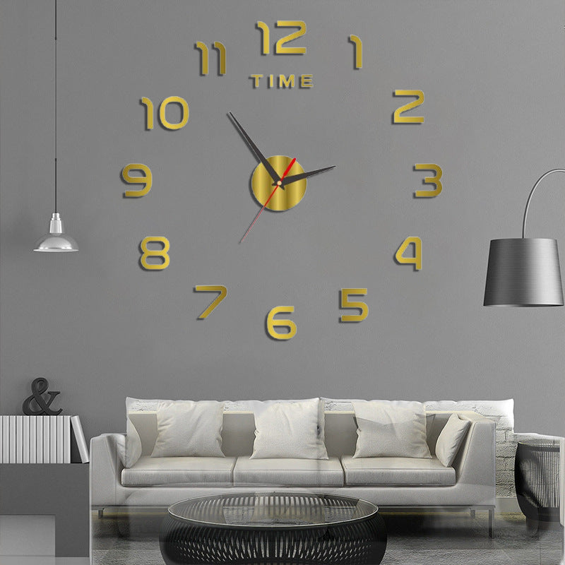 🕑✨Reloj de pared acrílico luminoso 3D sin necesidad de taladrar (requiere montaje)