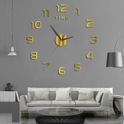 🕑✨Reloj de pared acrílico luminoso 3D sin necesidad de taladrar (requiere montaje)