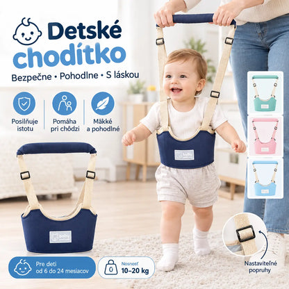 Dětský pěší postroj 2 v 1 – prodyšný, ergonomický as ochranou proti pádu 👶🚼