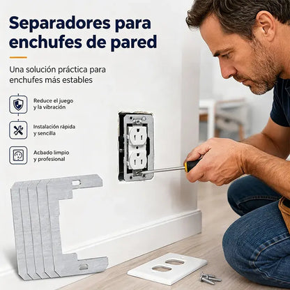 🔌 5 pieza 25€ 🛠️ Separador de placa de pared: ajuste perfecto, alineación precisa y solución rápida para cajas desniveladas 🏠