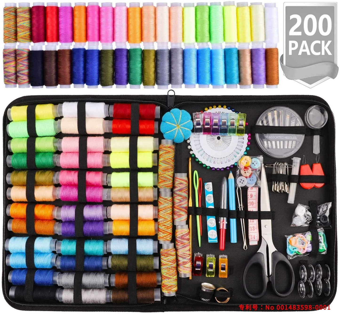 😍😍Juego de costura para el hogar y viajes de 200/206/213 piezas