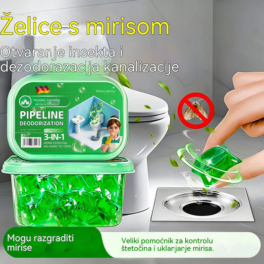 3 balenia (150 tabliet) za 23 eur.-🔥🎉 Išlo to na dračku! Kúpilo si to 30 000 ľudí 🎉. Bio-enzymatické kapsuly na odstránenie zápachu z odtoku.