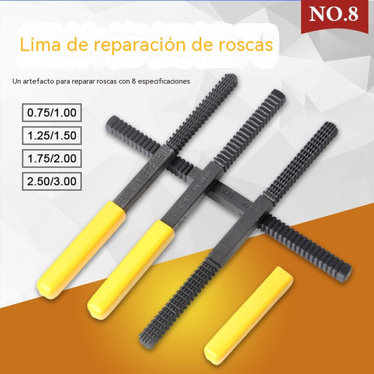 🎉 Promoción 2026: ¡Más de 26 000 unidades vendidas! 🔧 Lima para reparación de roscas: Acero termotratado de múltiples pasos ⚙️