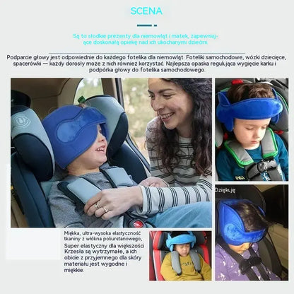 🚗 Kup teraz i ciesz się 50% rabatem! 😴 Zagłówek do spania w samochodzie: regulowany, miękki i zapewniający dobre podparcie, zapobiega opadaniu głowy, pozwalając na wygodną drzemkę podczas podróży. 🛌