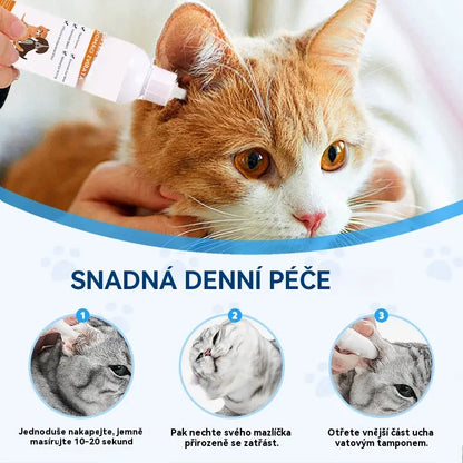 【Kúpte 1 a získajte 1 zadarmo】2 položky za 20 eur🎉 Čistiaci roztok pre uši psov a mačiek