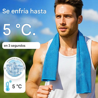 🧊☀️Toalla deportiva de hielo para verano | Frescura instantánea