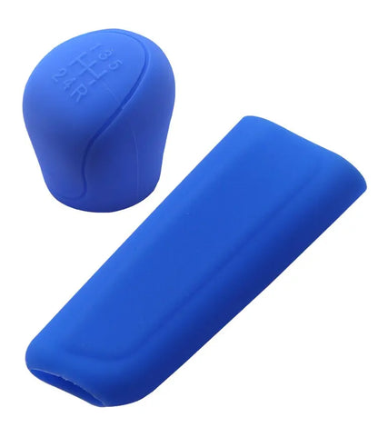 2 juegos por 26 euros【Fuelle de la palanca de cambios*2 + funda del freno de mano*2】 ✨ Ajuste universal: dale a tu coche un aspecto renovado con esta funda de silicona para la palanca de cambios 🚘