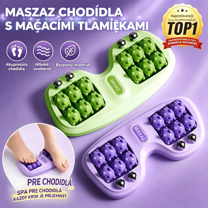 🔥Nový produkt💜Prenosný masážny prístroj na nohy s dvoma valčekmi💜