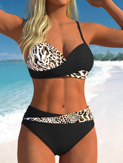 💞 Dámske dvojdielne push-up bikiny 🌊 Zvýraznia vaše krásne krivky, ponúkajú maximálne pohodlie a vyžarujú nadčasovú eleganciu.