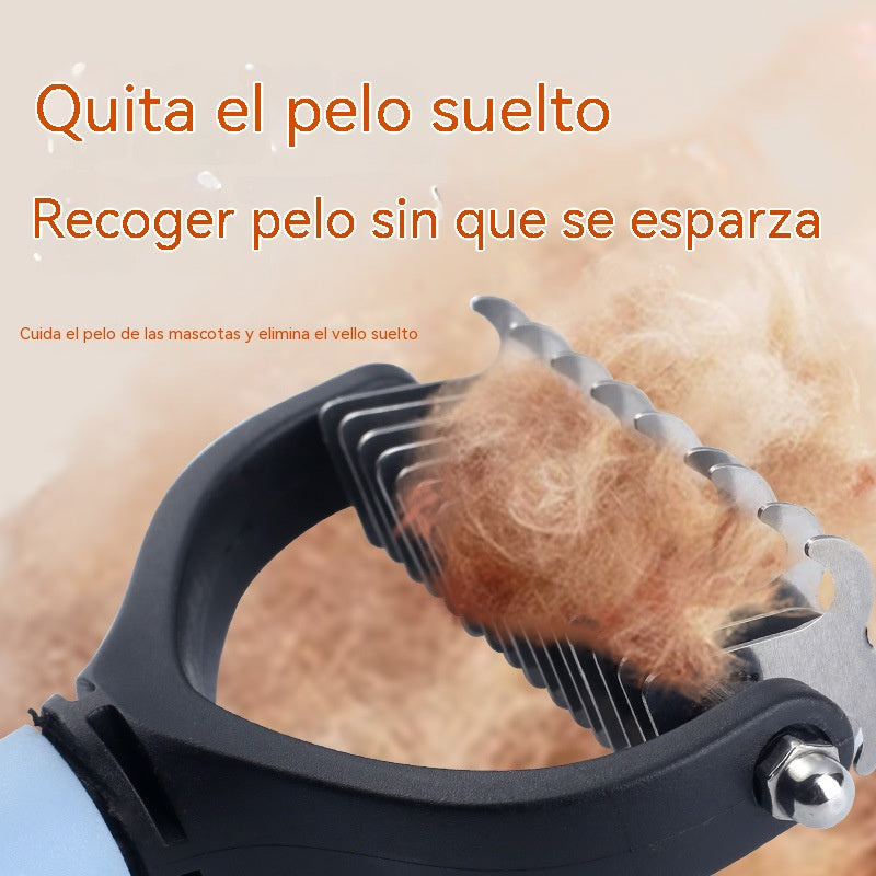 Compra 1 y llévate 1 gratis:🐶 Peine de 2 piezas para perros - Peines desenredantes