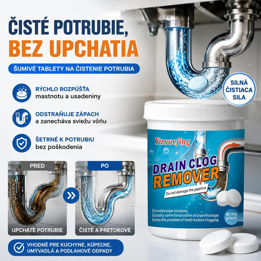 🔥【Kupte 1, dostanete 1 zdarma】 ❤️ Výkonné šumivé čistící tablety, které rychle rozpouštějí ucpání způsobené mastnými vlasy a uvolňují ucpané odtoky; zároveň deodorují a mají antibakteriální účinky.