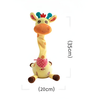 🦒👼Una jirafa de peluche interactiva, 🎵una linda compañera que cantará contigo.