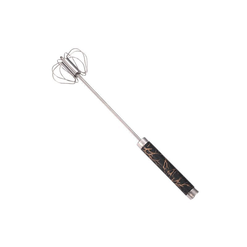 26€【 Conjunto de 2 piezas】Batidor de huevos semiautomático de acero inoxidable