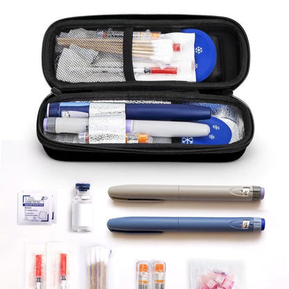 Estuche de viaje para enfriar insulina con pantalla de temperatura