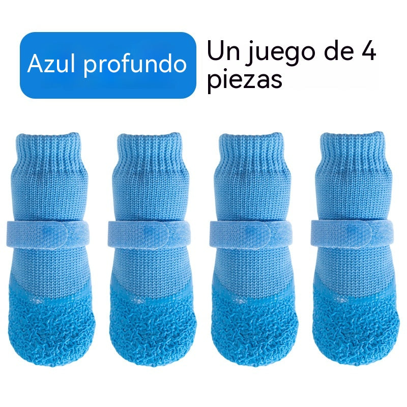 🐕🐕【25€】2 juegos 8 piezas-Nuevos calcetines impermeables para perros. Botas de lluvia de silicona para perros. Antideslizantes y resistentes al desgaste.