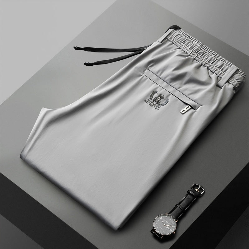 🔥【Vremenski ograničeno 50% popusta】(S-5XL) Nove rastezljive hlače od ledene svile za proljeće/ljeto 2026.