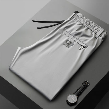 🔥【Vremenski ograničeno 50% popusta】(S-5XL) Nove rastezljive hlače od ledene svile za proljeće/ljeto 2026.