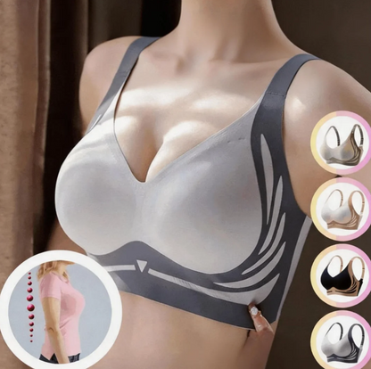 【Paquete de 4】Sujetador de una pieza sin aros para mujer 【40-85KG】
