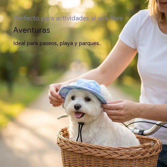 【Compra 1 y llévate 1 gratis】🐾 Gorro de pescador ajustable para mascotas (con orificios para las orejas): deja que tu mascota se sienta segura y cómoda al aire libre.