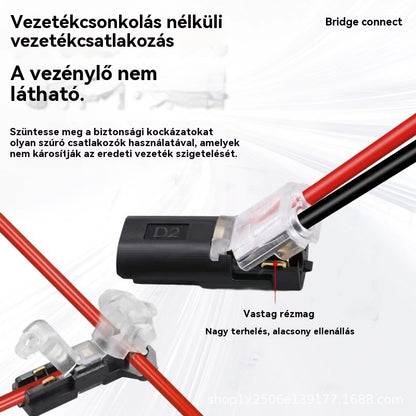 🥳 50% kedvezmény! ⏰ 【1000 darab raktáron】Reteszelő csatlakozó, reteszelő csattal, biztonságos zárással és csúszásgátlóval ⚡️