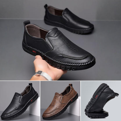 👞【39-44】2026 Muške ležerne tenisice, izrađene od prave kože, s mekim potplatom, neklizajuće, prozračne