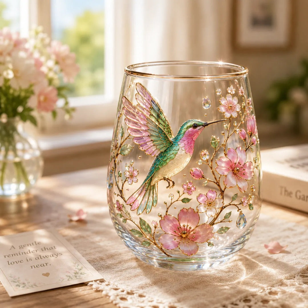 🌸 Serija staklenih čaša Garden Dawn ograničenog izdanja za 2026. ☕🐦