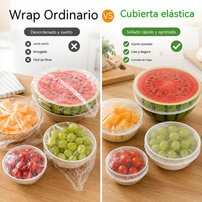 ⏳Oferta especial de último día: 200 tapas elásticas desechables para platos🔥