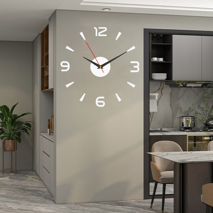 🕑✨Svietiace 3D akrylové nástenné hodiny – nie je potrebné vŕtať (vyžaduje sa montáž)