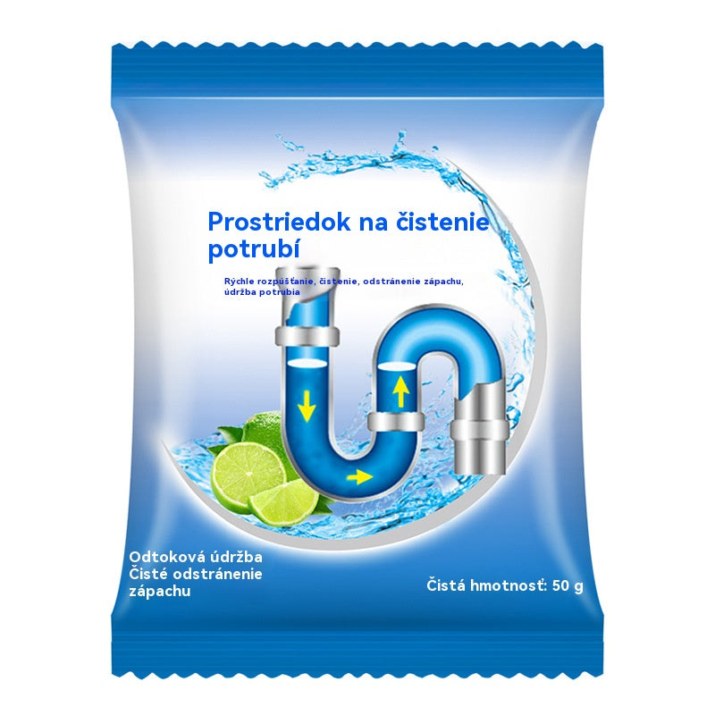 🔥【Kúpte 3, získajte 3 zadarmo】6 balení za 23 € 💪Silný prostriedok na odstraňovanie upchatia a korózie potrubí, vhodný na rozpúšťanie olejových škvŕn v toaletách, podlahových odtokoch, kanalizácii a kuchyniach
