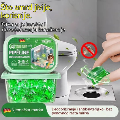 2 pakiranja (100 tableta) za 24 € – 🔥🎉 Razgrabljene su! Kupilo ih je 30.000 ljudi 🎉. Bio-enzimske kapsule za uklanjanje neugodnih mirisa iz odvoda.