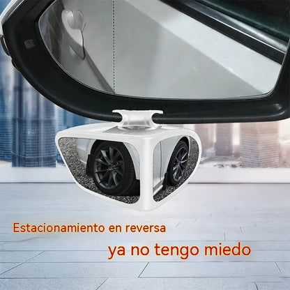 💥¡Descuento por tiempo limitado! 🔥Espejo de doble cara, espejo de punto ciego ajustable 360°