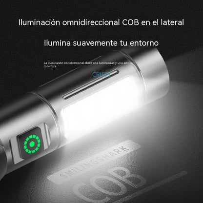 🔦 Večfunkcijska LED-svetilka s funkcijo povečave