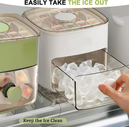 【30%OFF】💞¡Ventas superiores a 50 000! 💥🥤🧊 ¡50 % de descuento! Máquina de hielo con función de almacenamiento: produce 48 cubitos a la vez, tapa a prueba de fugas. Apilable, ahorra espacio. Incluye pala y pinzas para hielo 🏖️✅