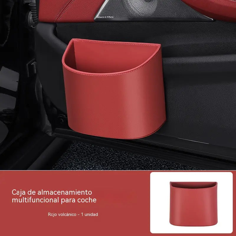 🥳¡Producto estrella de 2026! 🚗🧺 ¡50% de descuento! Portavasos de cuero genuino para puertas de coche 🛡️✨