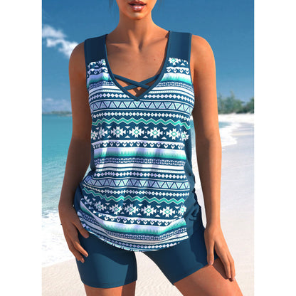 【30% DE DESCUENTO】👙 Traje de baño deportivo de dos piezas para mujer 【Tallas S-5XL】