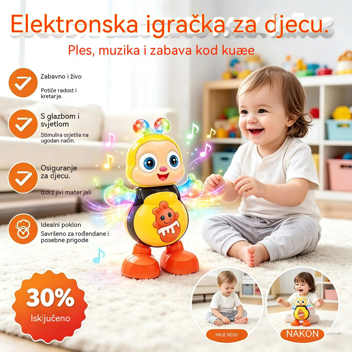 🥳 Igračke za životinje koje svijetle, pjevaju i plešu.