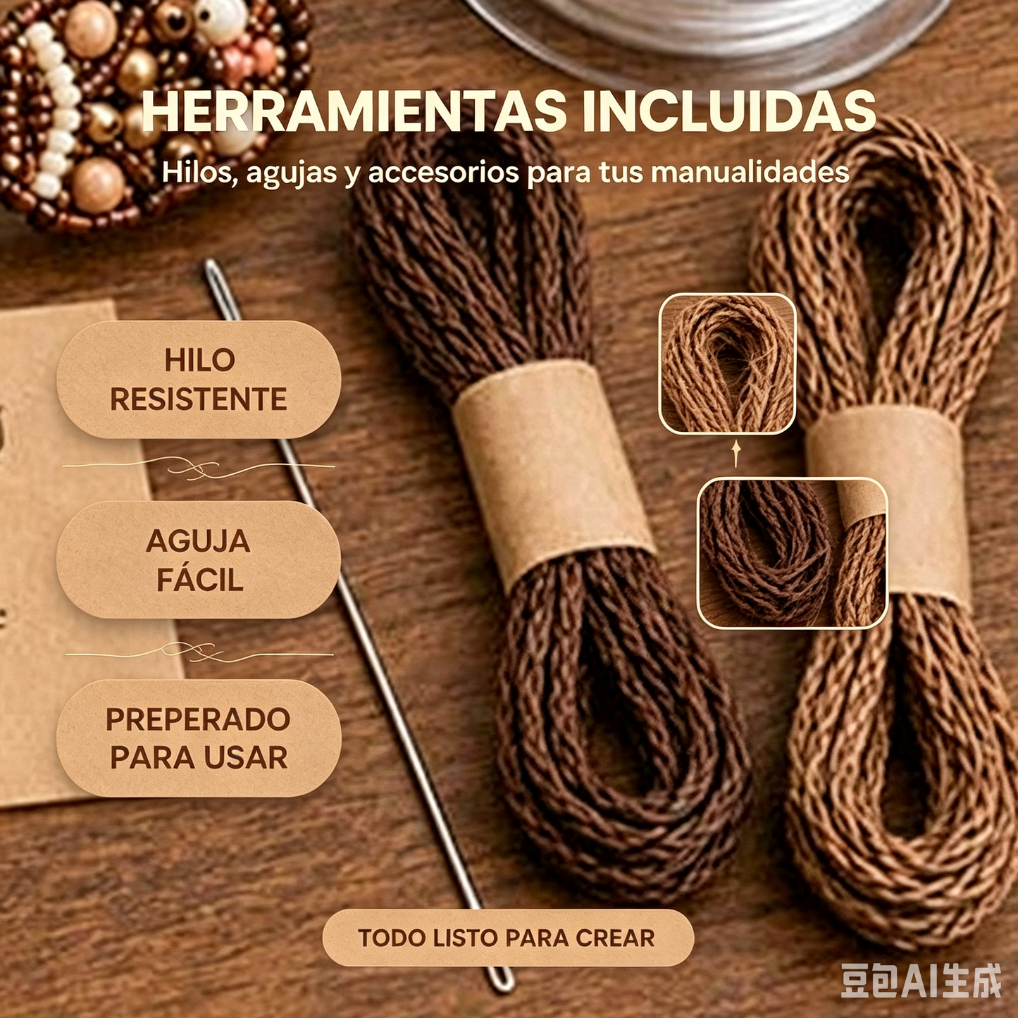 📿🐶 Un completo kit para hacer bisutería: paso a paso, cuentas de vidrio de alta calidad, ¡lleno de diversión creativa!